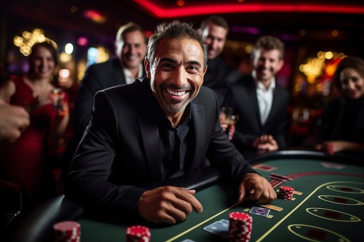 Ilustrasi visi dan misi unoslot sebagai platform hiburan sports dan casino modern di Indonesia